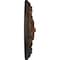 Ekena Millwork Flower Spiral Ceiling Medallion (Fits Canopies up to 2"), Hand-Painted Rust, 12 1/4"OD x 2 1/4"P CM12FLRUS - alternate 2
